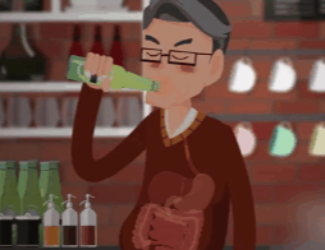 喝酒傷身，小心“干杯”變“肝悲”！